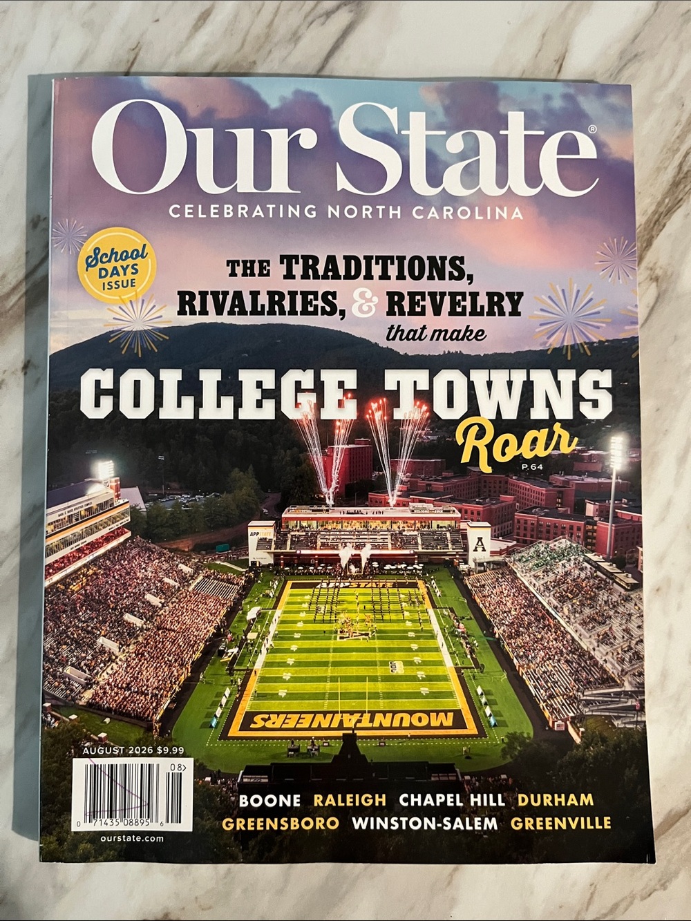 Our State College Towns August 2026 Magazine